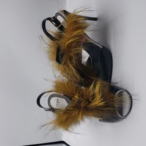 FENDI SIZE 40 1/2 COLOR BLACK 100% AUTHENTIC